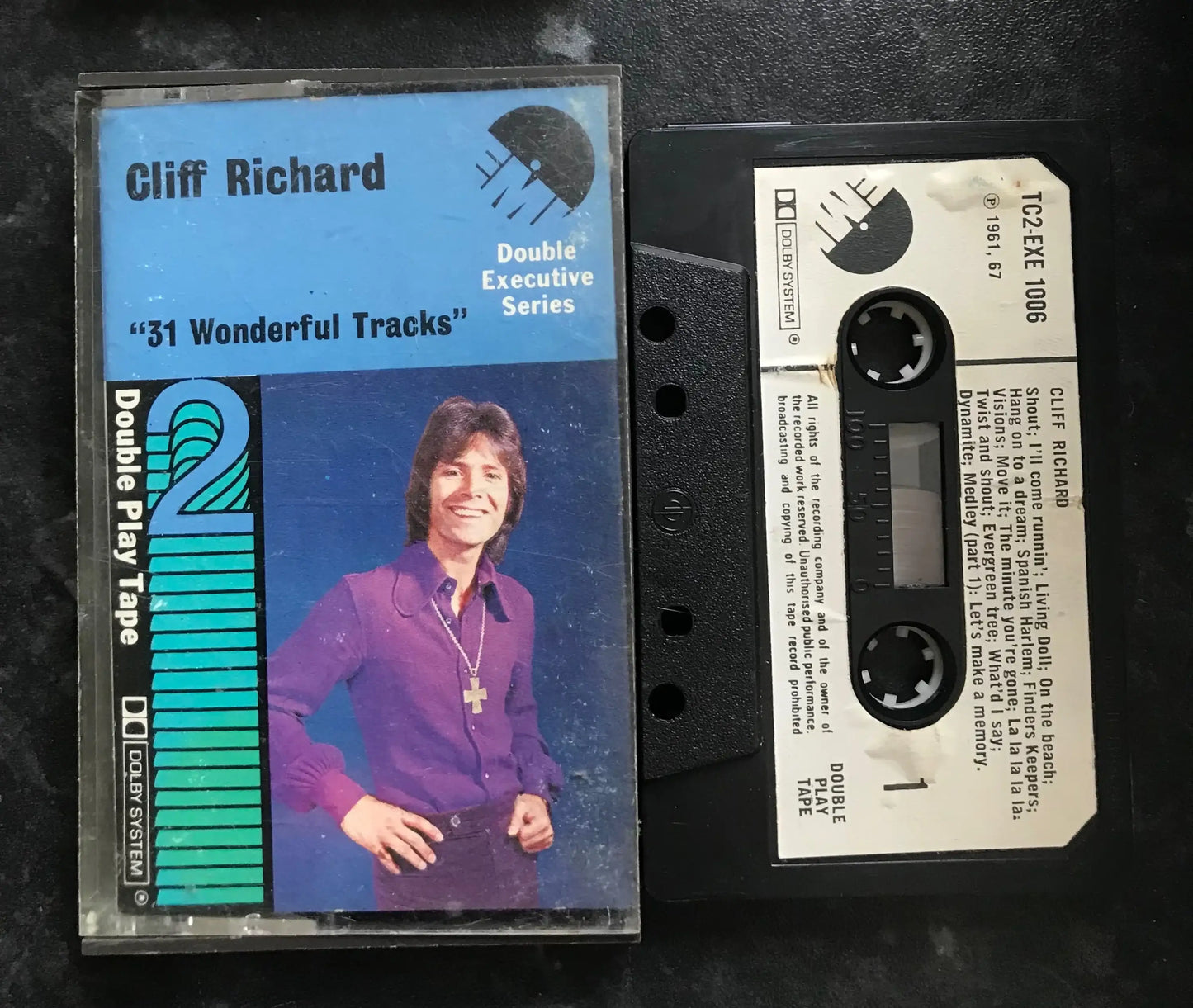 Cliff Richard, 31 wonderful tracks Album, EMI, TC2-EXE 1006, Vintage Cassette Magretro