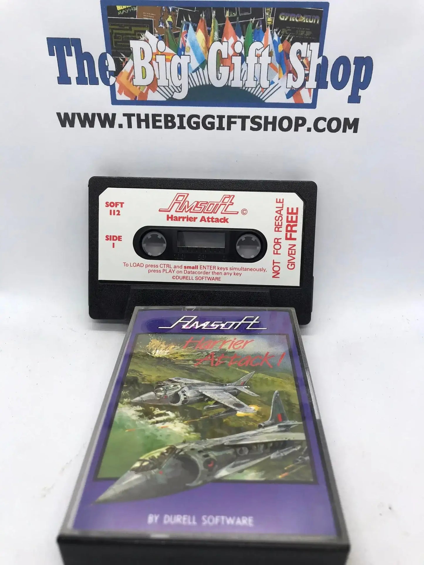 Harrier Attack, CPC 464 / 664 Released by Amsoft Magretro