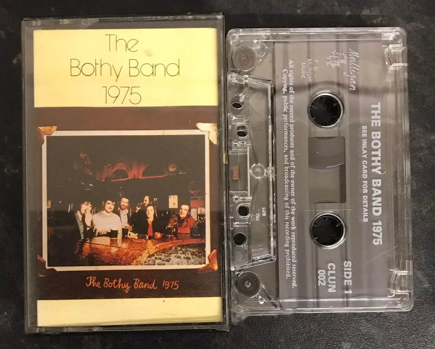 The Bothy Band 1975, MULLIGAN MUSIC, CLUN 002, Vintage Cassette Magretro