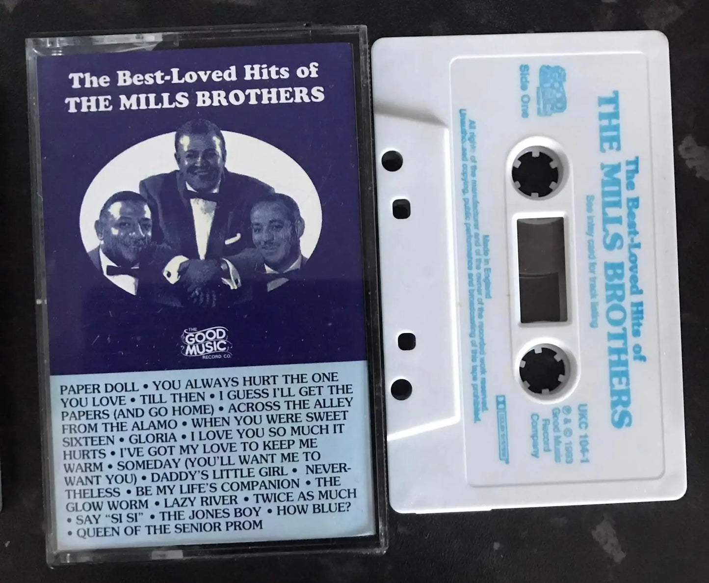 The Best Loved Hits of the Mills Brothers Album, UKC 104-1, Vintage Cassette Magretro
