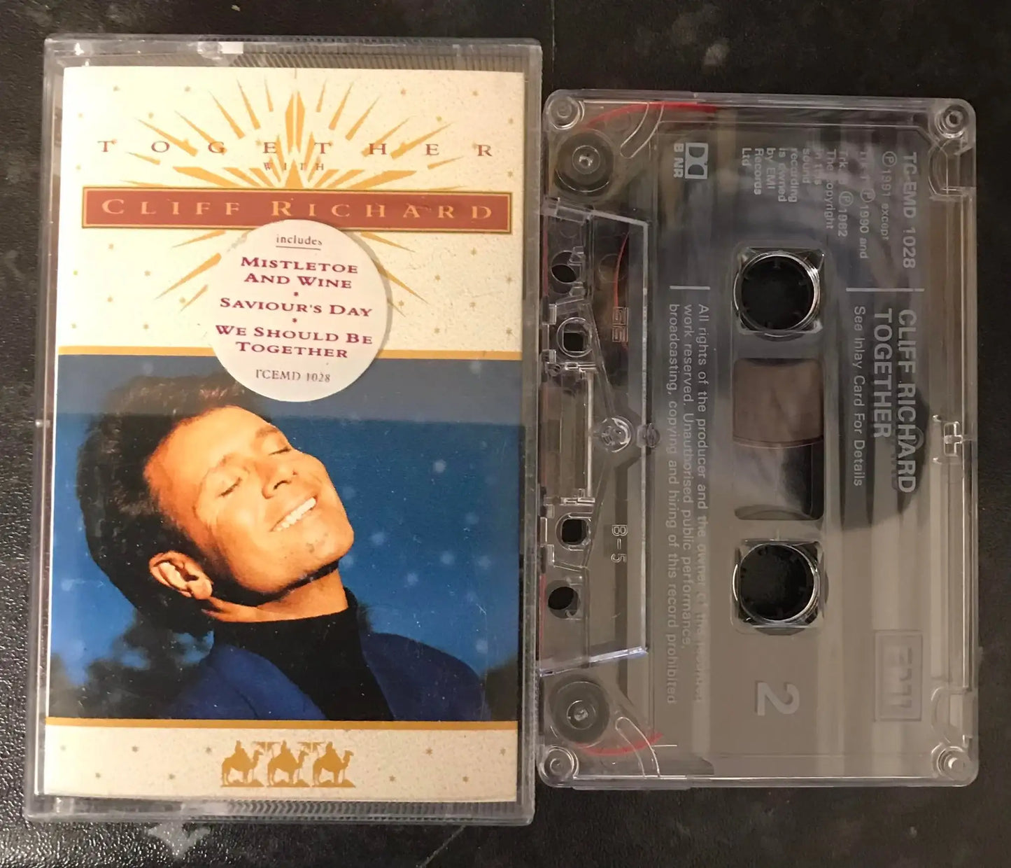 Cliff Richard, Together Album, EMI, TCEMD 1028, Vintage Cassette Magretro