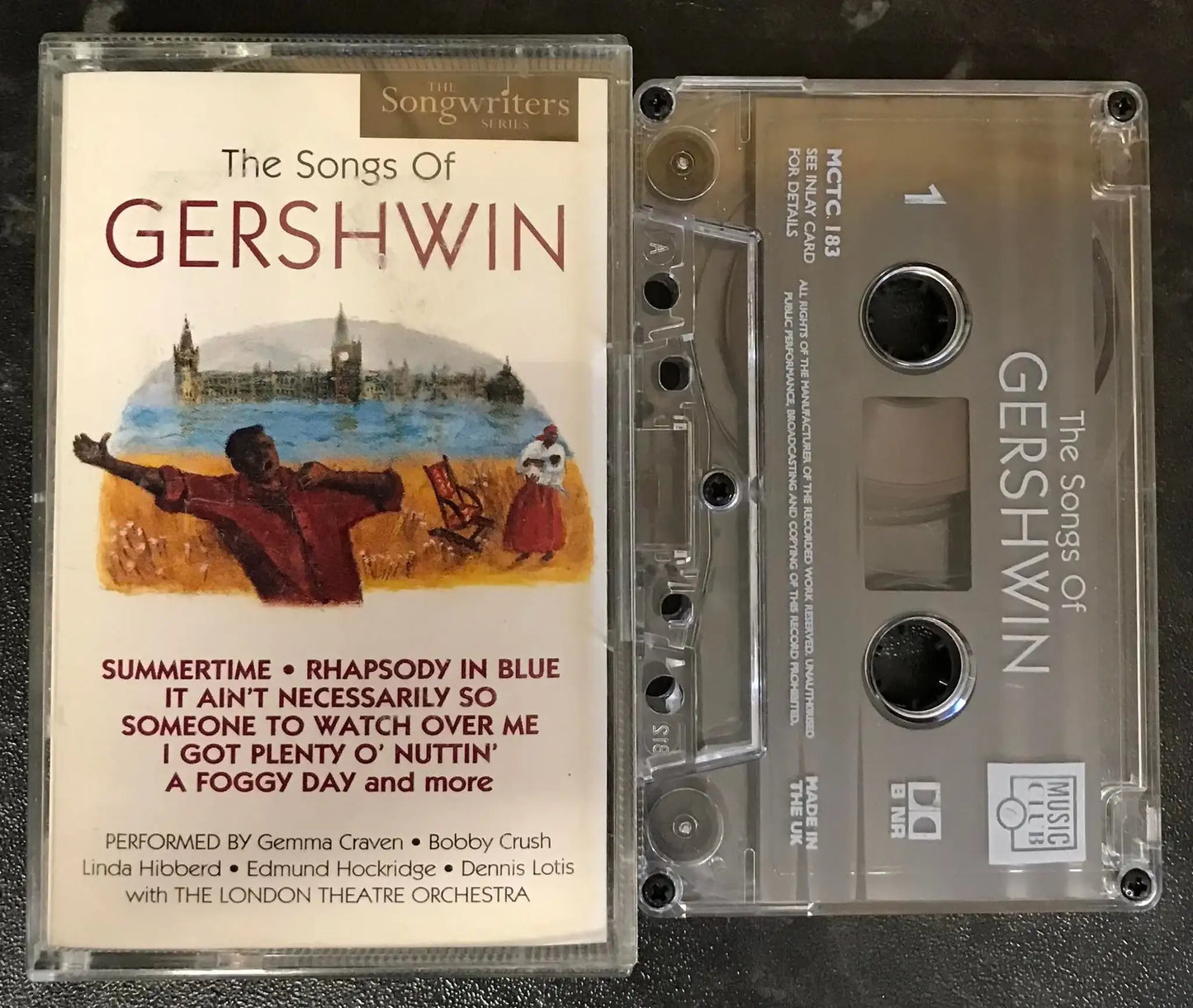 The Songs of Gershwin, mctc 183, Vintage Cassette Magretro