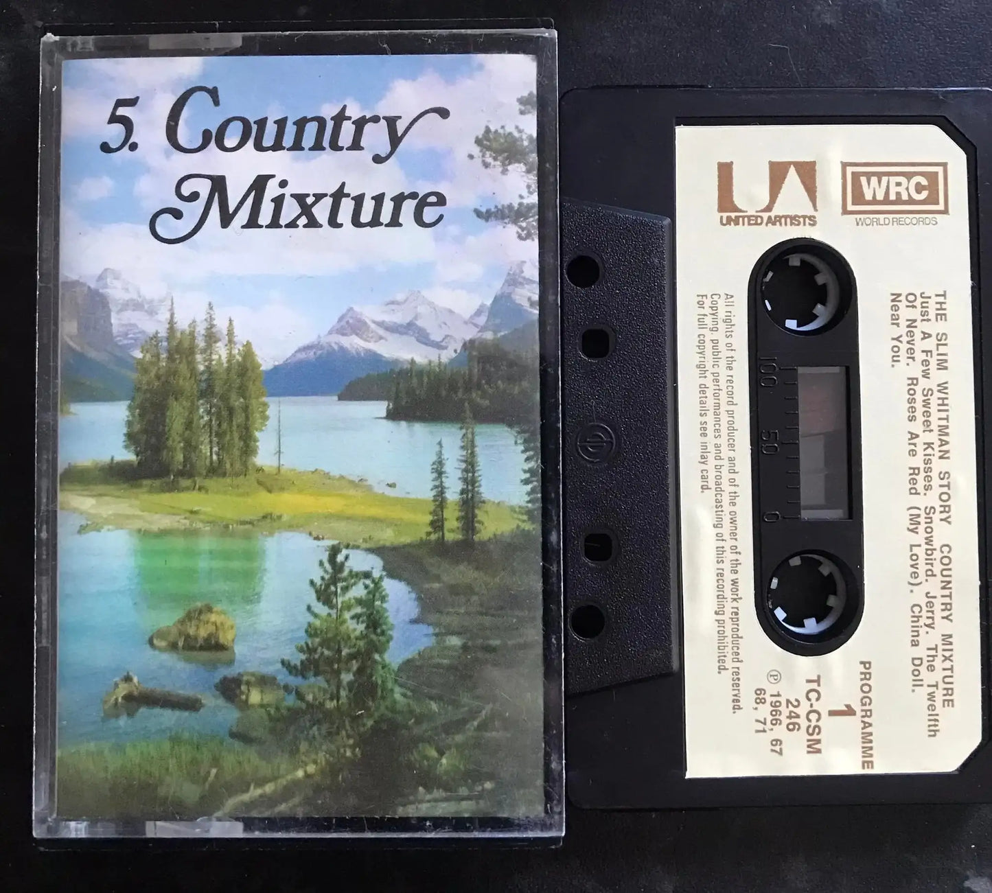 The Slim Whitman Story, Country Mixture, Tape 5, TC-CSM 246, Vintage Cassette Magretro