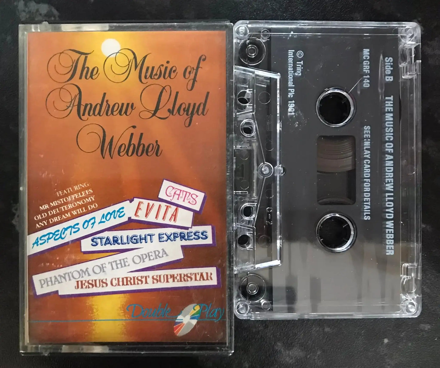 The Music of Andrew Lloyd Webber Album, Double Play,MC GRF 140,Tring Magretro