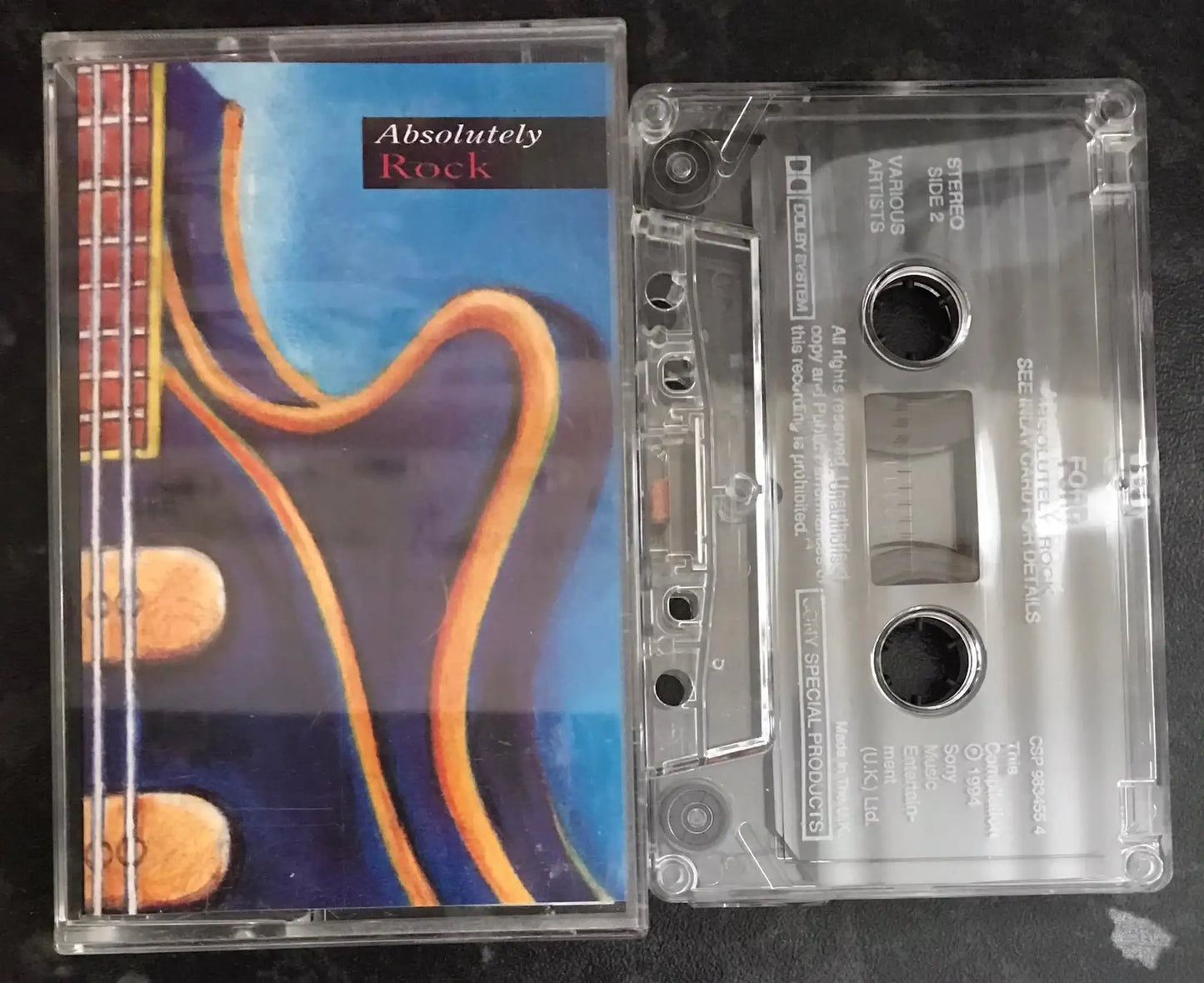 Absolutely Rock Album, Ford, CSP 983455 4, Vintage Cassette Magretro