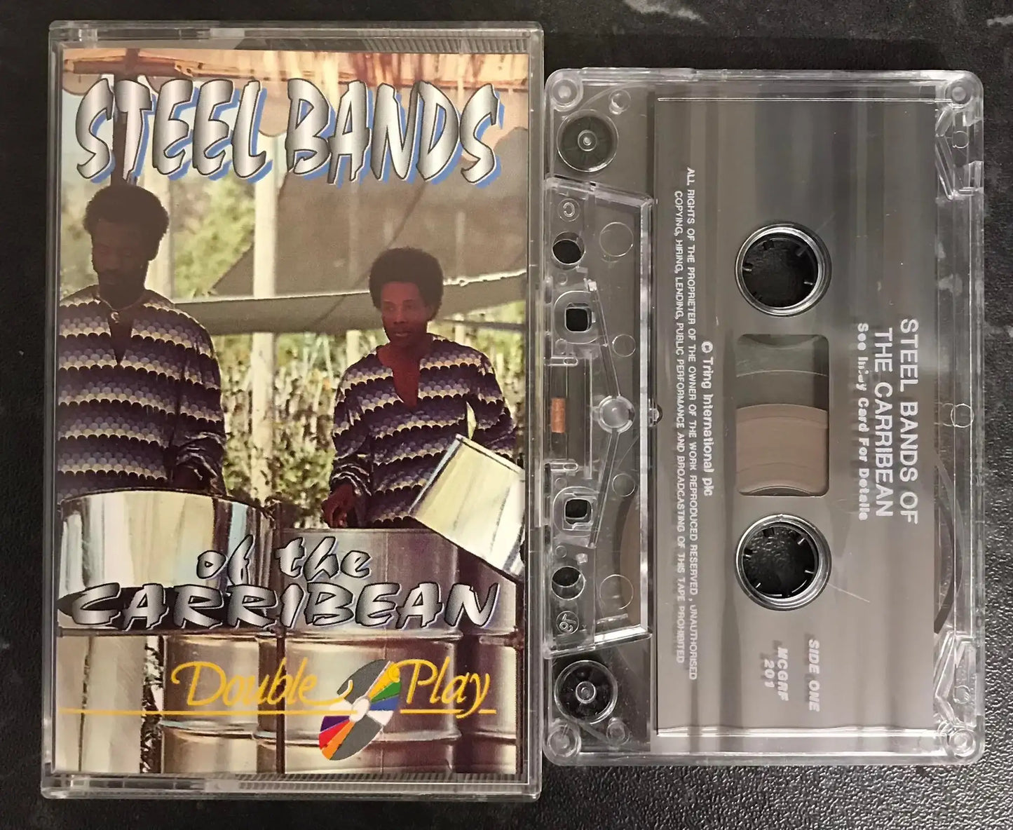 Steel Bands of the Carribean Album, Tring Int, MCGRF 201, Vintage Cassette Magretro