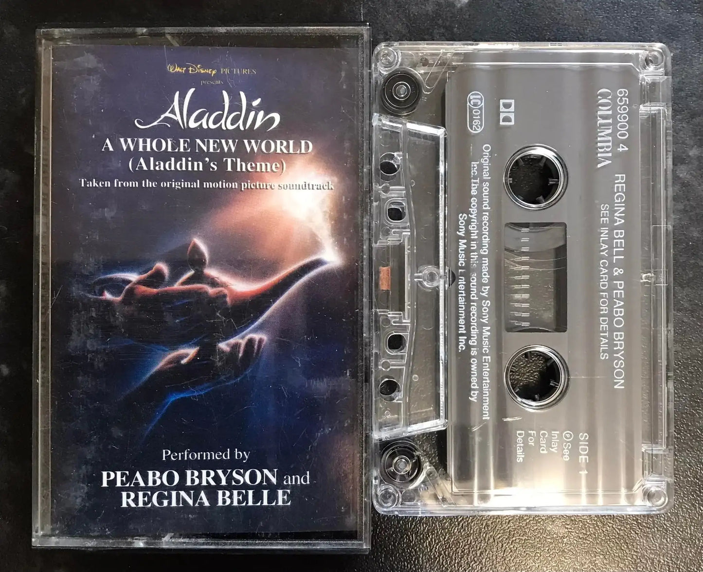 Aladdin, Peabo Bryson & Regina Belle, A Whole New World 1992, 659900 4 Magretro