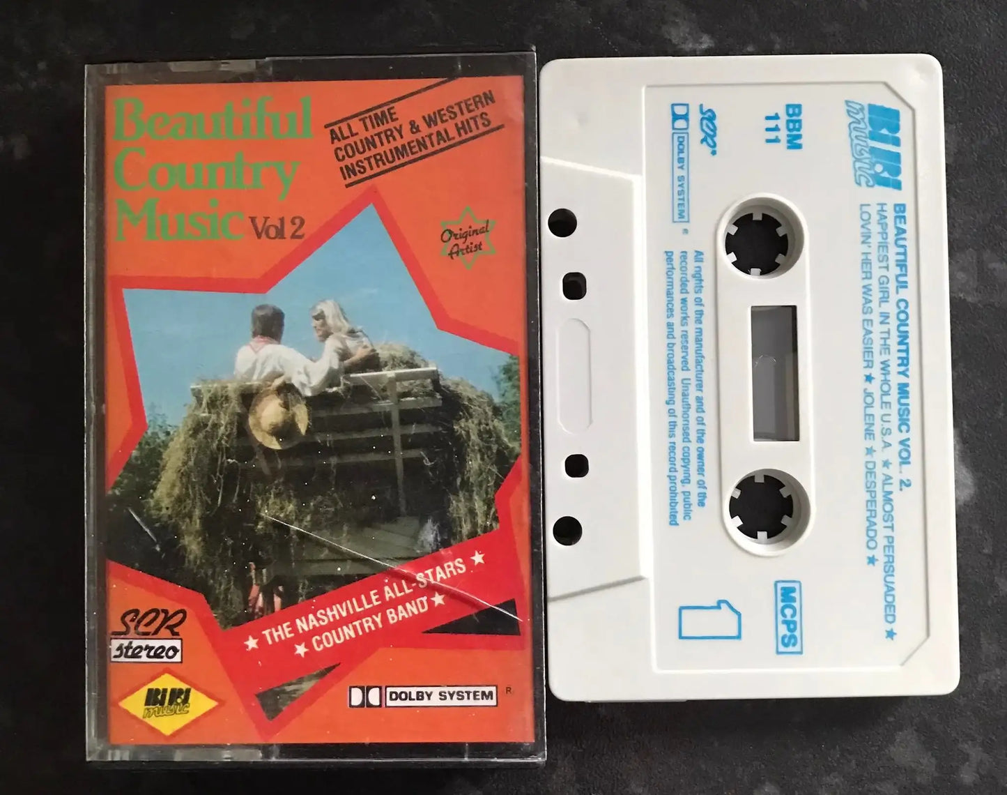 Beautiful Country Music, Vol 2 Album, BIBI MUSIC, BBM 111, Vintage Cassette Magretro