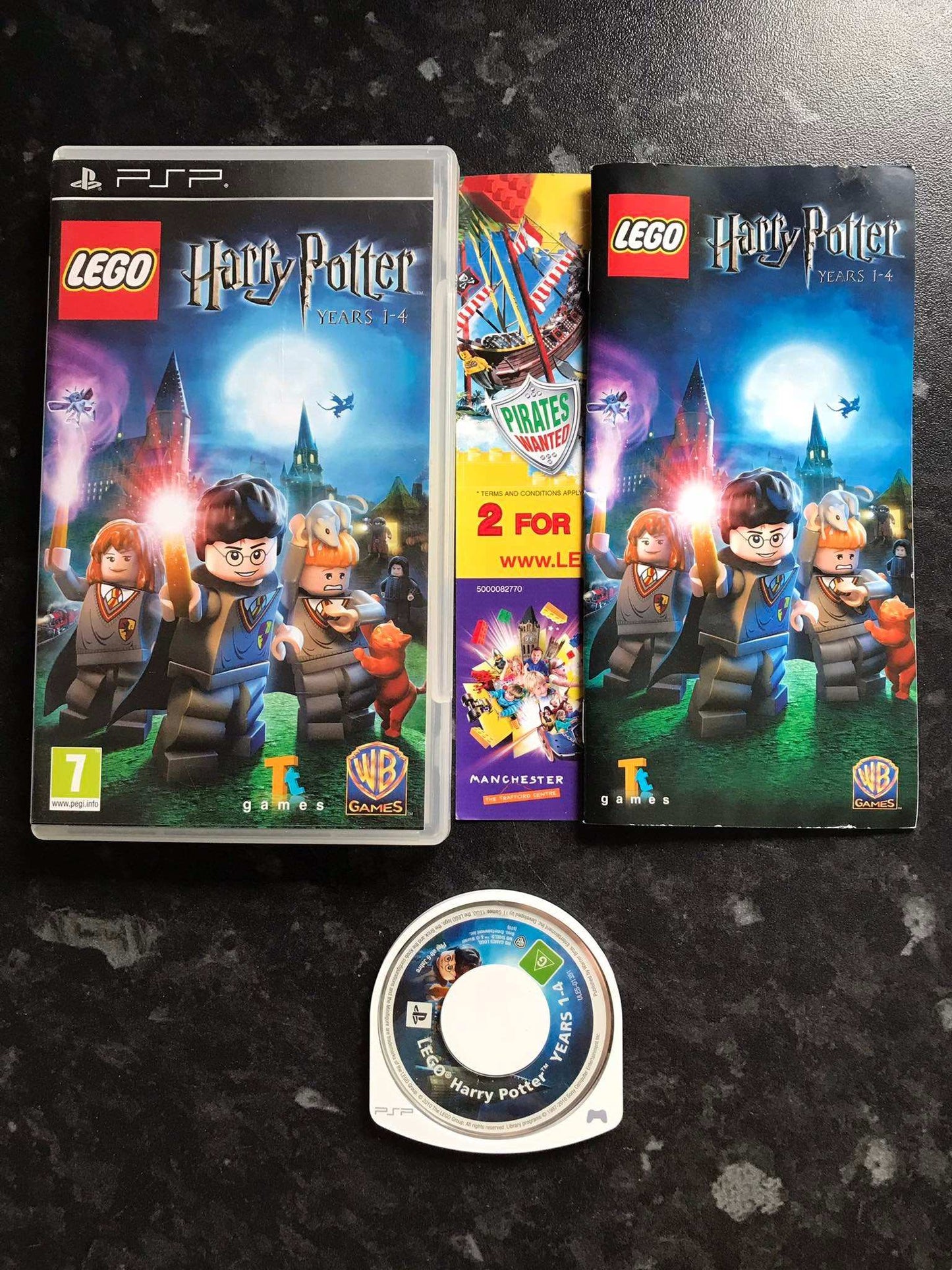 lego harry potter years 1-4, PSP game, with box Magretro