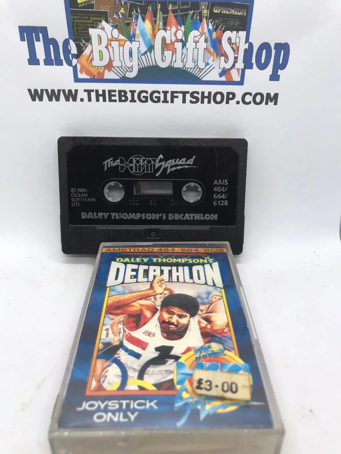 Daley Thompson's Decathlon (The Hit Squad), CPC 464 / 664 Magretro