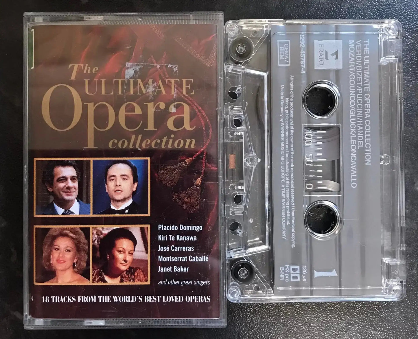 The Ultimate Opera Collection, Erato,2292 45797-4, Vintage Cassette Magretro