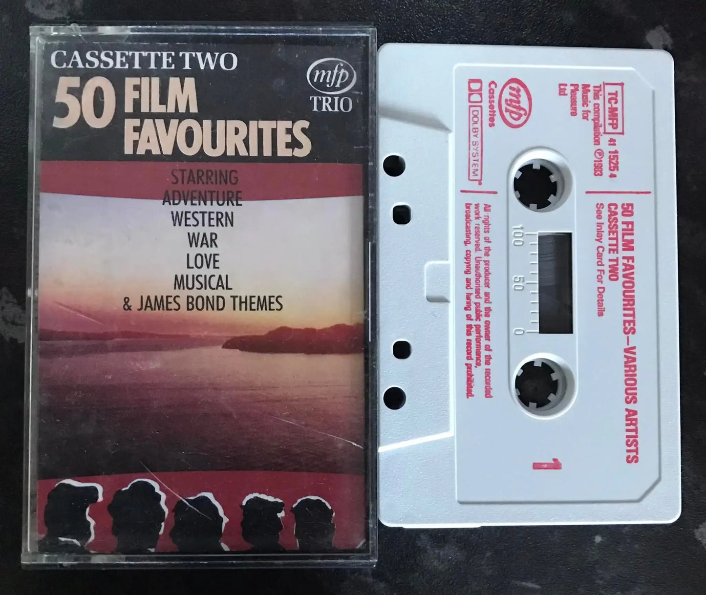 50 Film Favourites, Cassette Two, tc-mfp 41 1525 4, Vintage Cassette Magretro