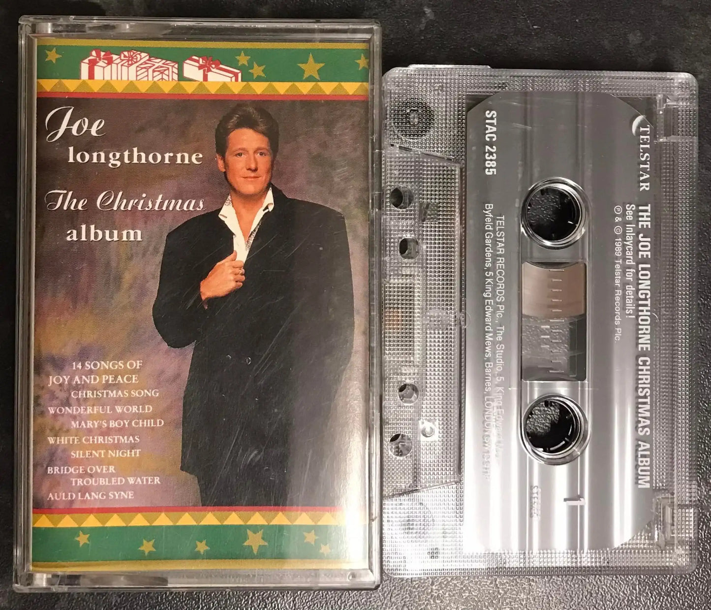 Joe Longthorne, The Christmas Album, Telstar, STAC 2385, Vintage Cassette Magretro