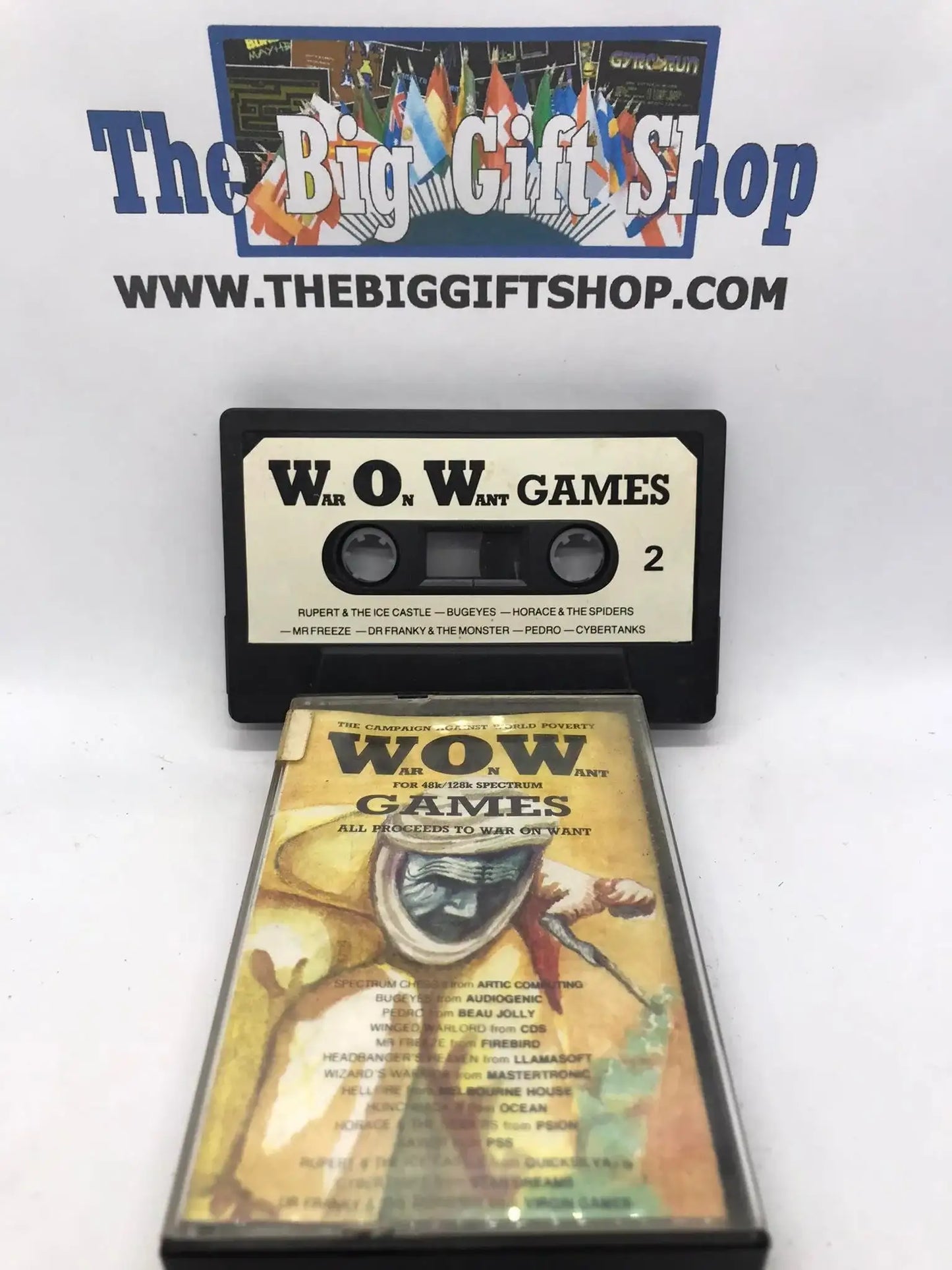 WOW games (war on want) Compilation, ZX Spectrum, Melbourne House Magretro