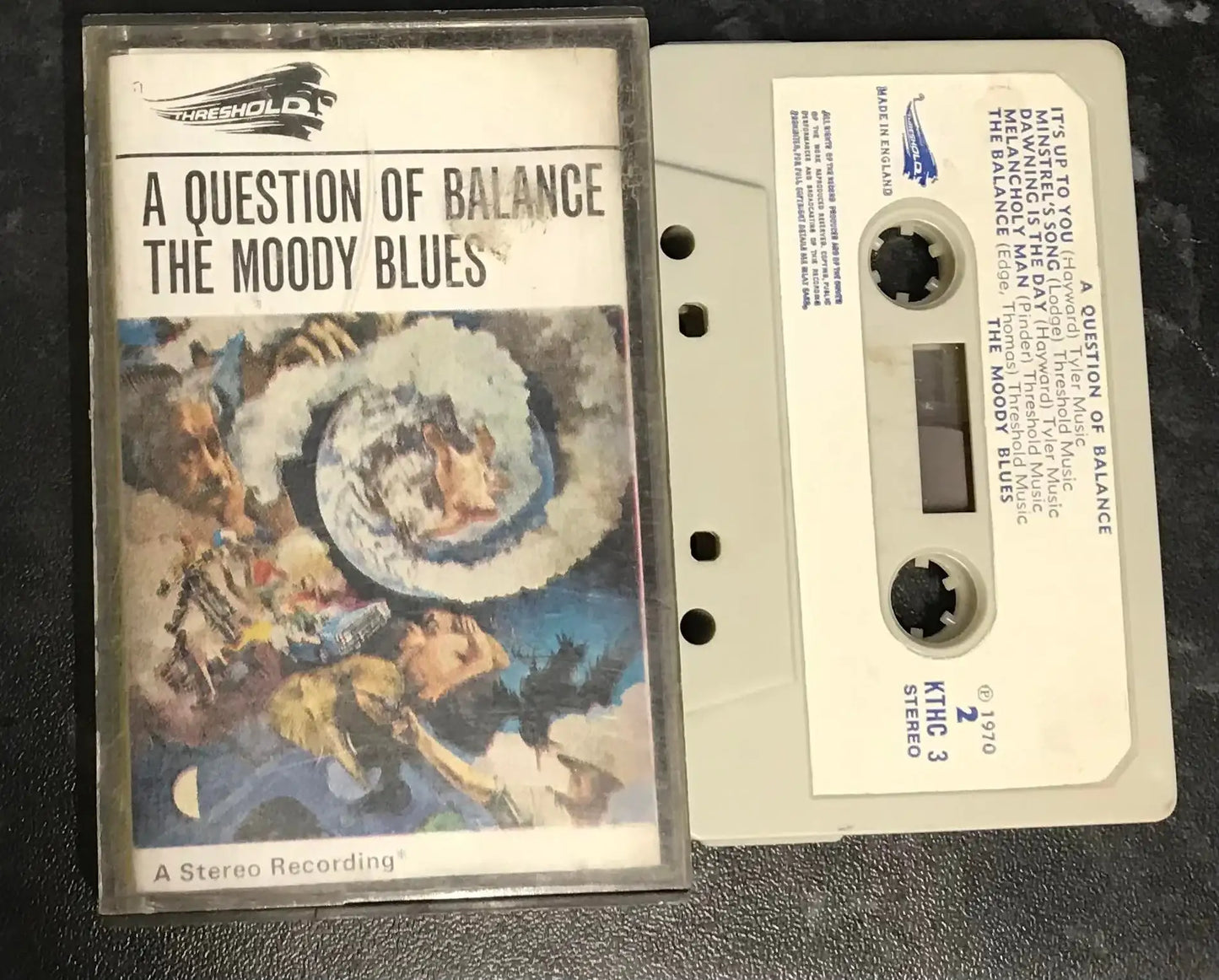 The Moody Blues, A Question of Balance Album, Threshold,KTHC 3,Vintage Cassette Magretro