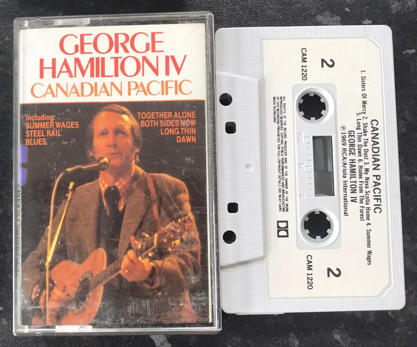 George Hamilton IV, Canadian Pacific Album, cam 1220, Vintage Cassette Magretro