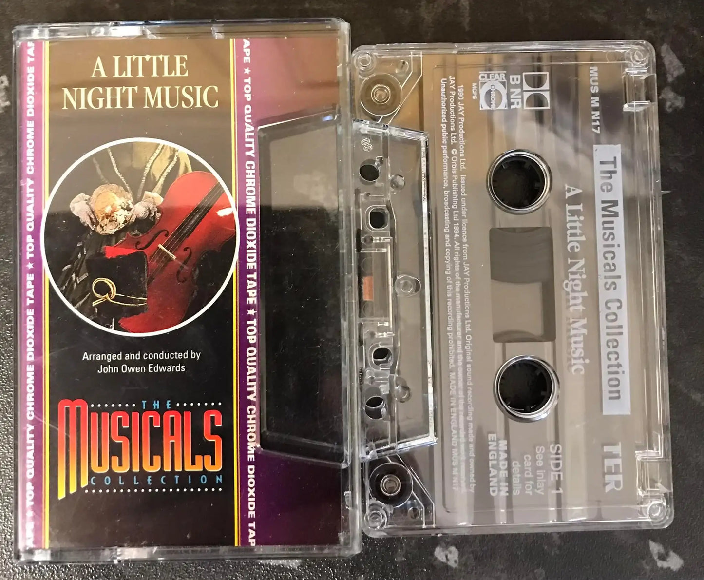 The Musicals Collection, no 17, A Little Night Music,MUS M N17, Vintage Cassette Magretro