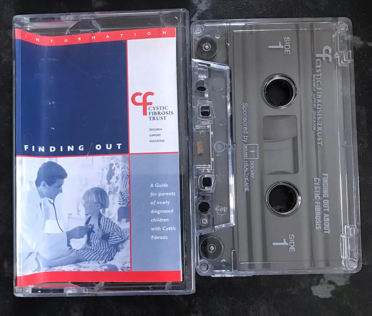 Finding Out About Cystic Fybrosis, Audiobook, Vintage Cassette Magretro