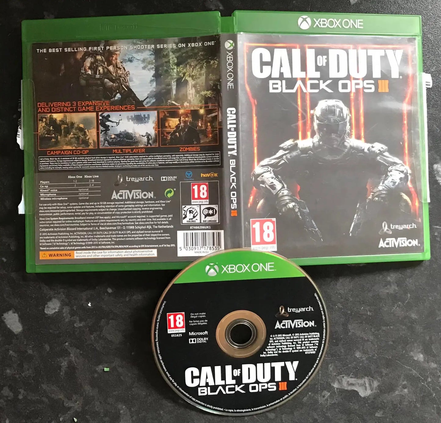 call of duty black ops III, Xbox One Game, UK PAL Magretro