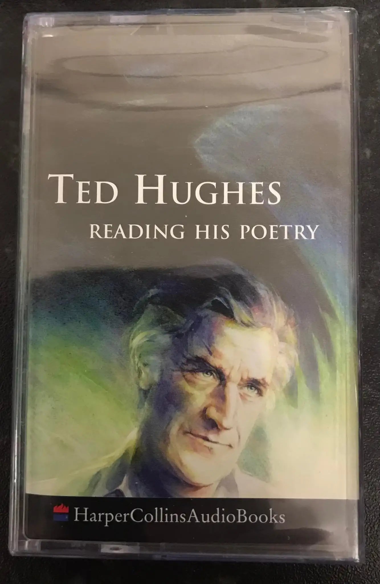 Ted Hughes, Reading His Poetry Album, SEALED, HarperCollins Audio Books, HCA 31 Magretro