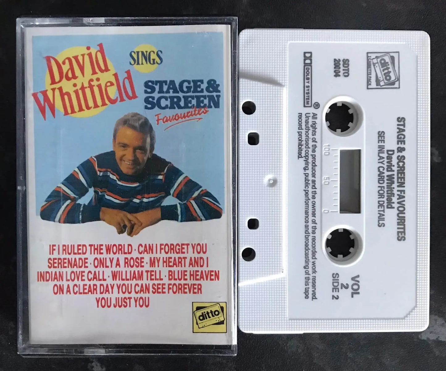 David Whitfield Sings Stage & Screen Favourites, Vol 1 and 2, DTO 10303 Magretro