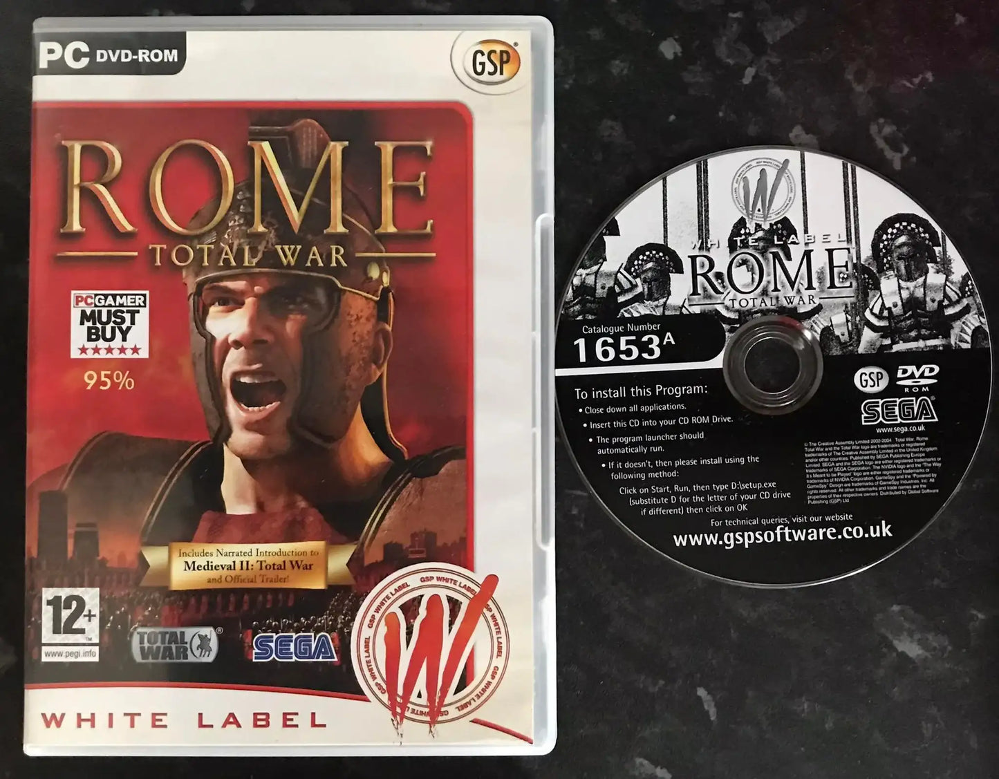 Rome Total War, UK, Pal, PC Game Magretro