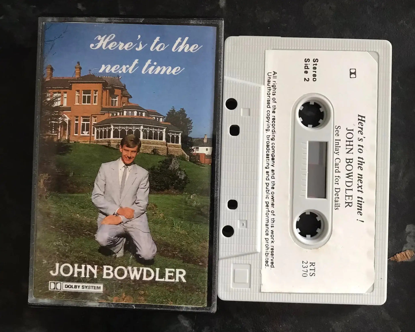 John Bowdler, Here's To The Next Time Album, RTS 2370, Vintage Cassette Magretro