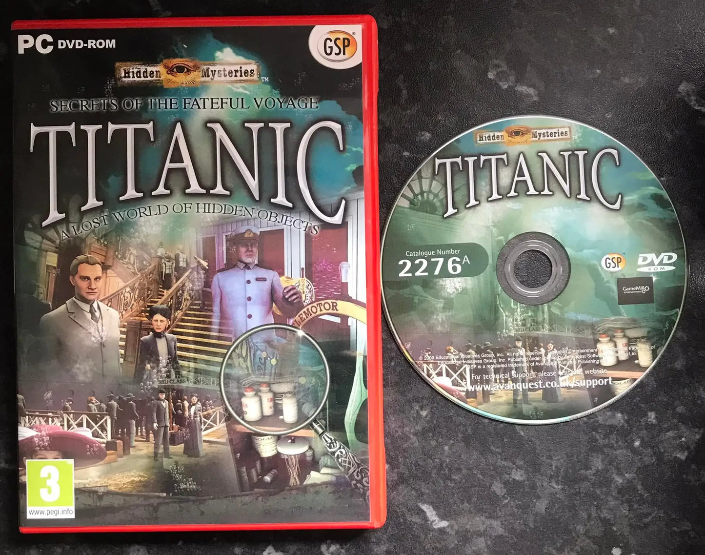 Hidden Mysteries, Titanic, Secrets of the Fateful Voyage, PC Game Magretro