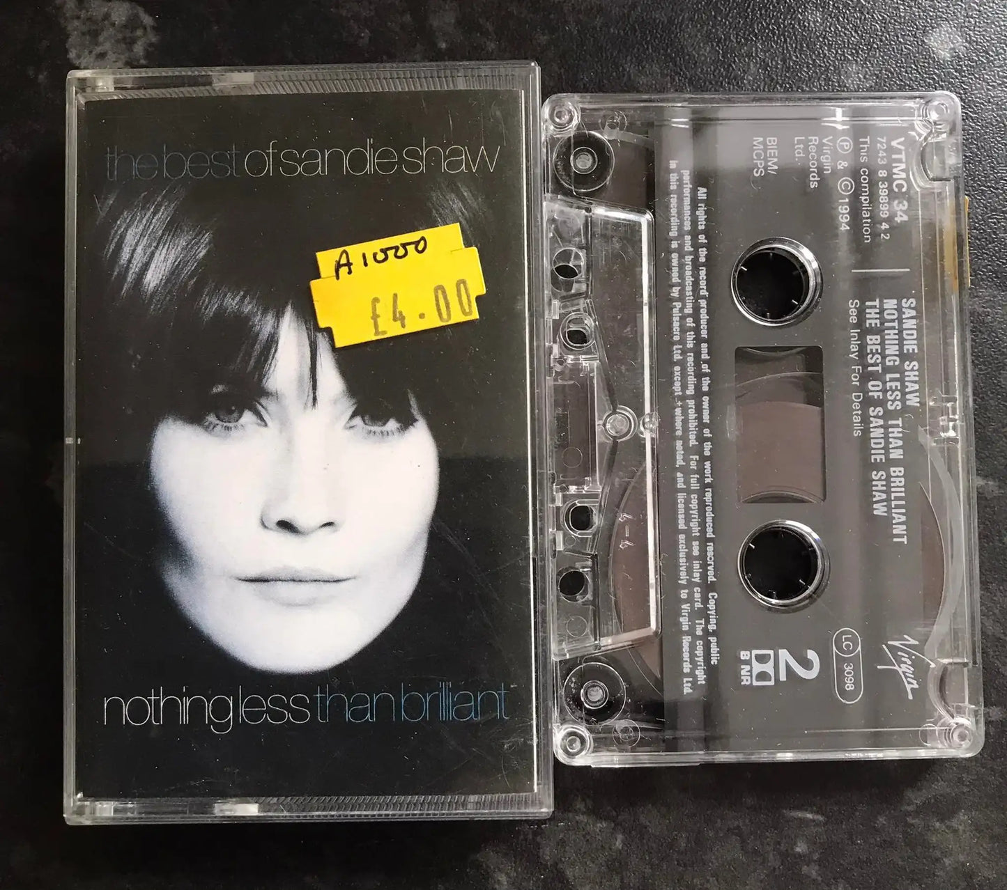 The Best of Sandie Shaw, Nothing Less Than Brilliant Album, Virgin,VTMC 34 Magretro