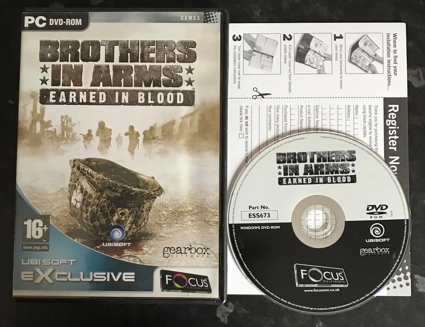 Brothers In Arms Earned In Blood, DVD, PC Game Magretro