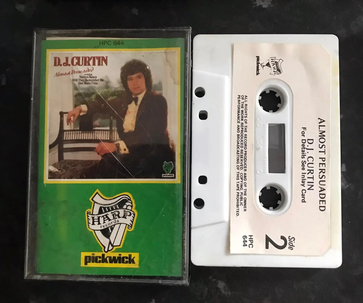 D.J.Curtin, Almost Persuaded Abum, Pickwick Release, hpc 644, Vintage Cassette Magretro
