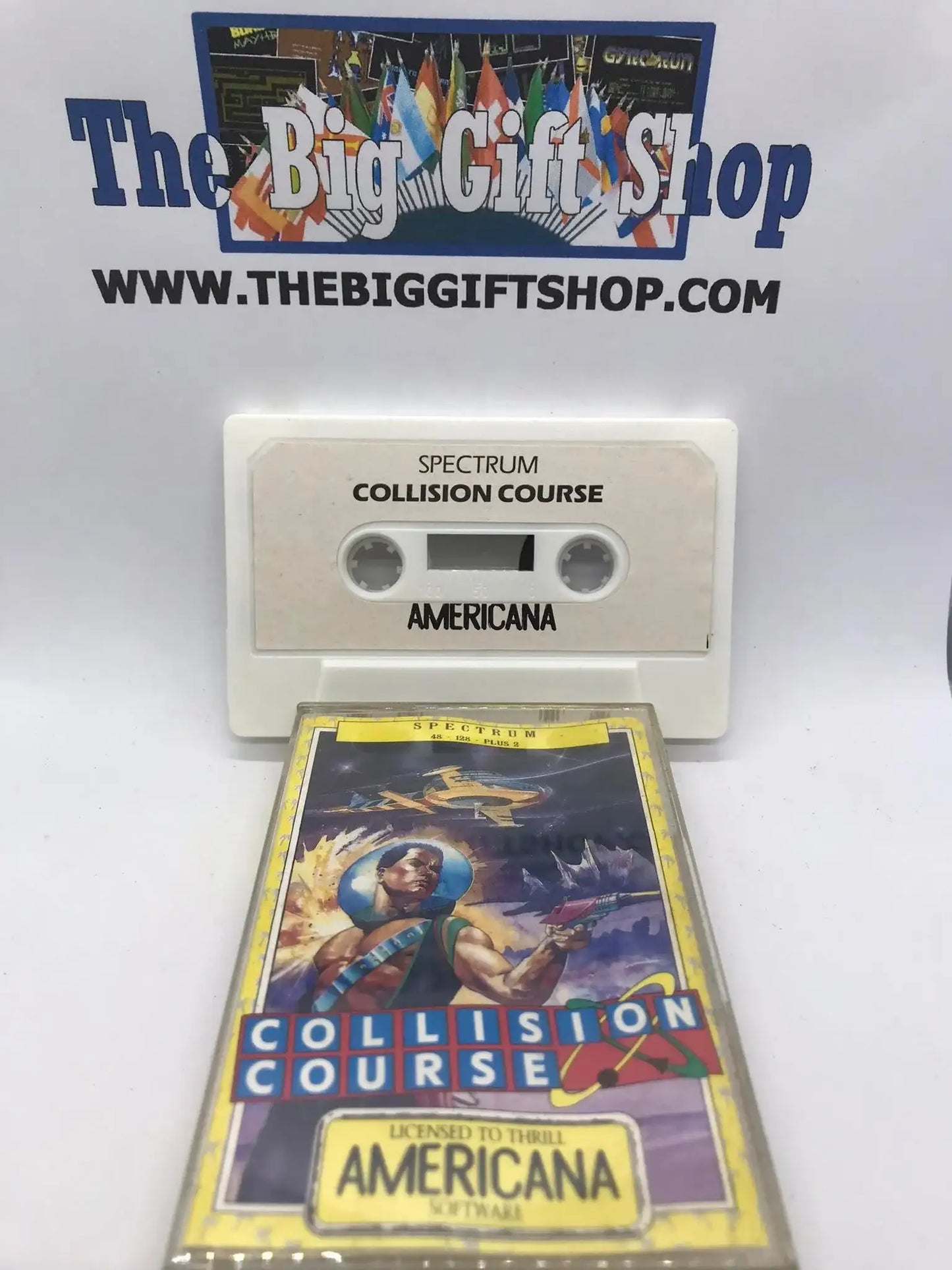 Collision Course (Americana) , ZX Spectrum, Americana Software Magretro