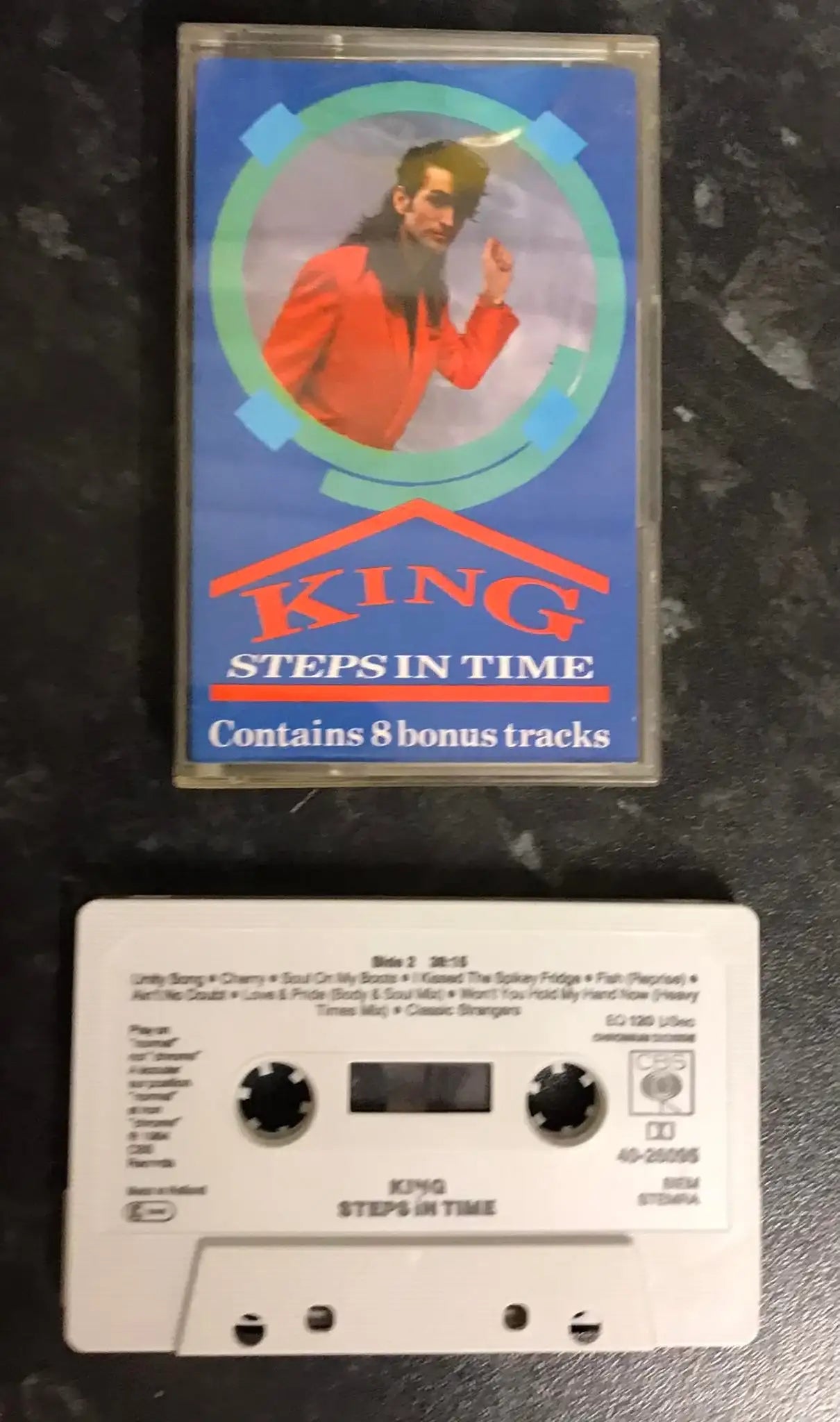 King, Steps In Time Album, CBS, 40-26095, Vintage Cassette Magretro