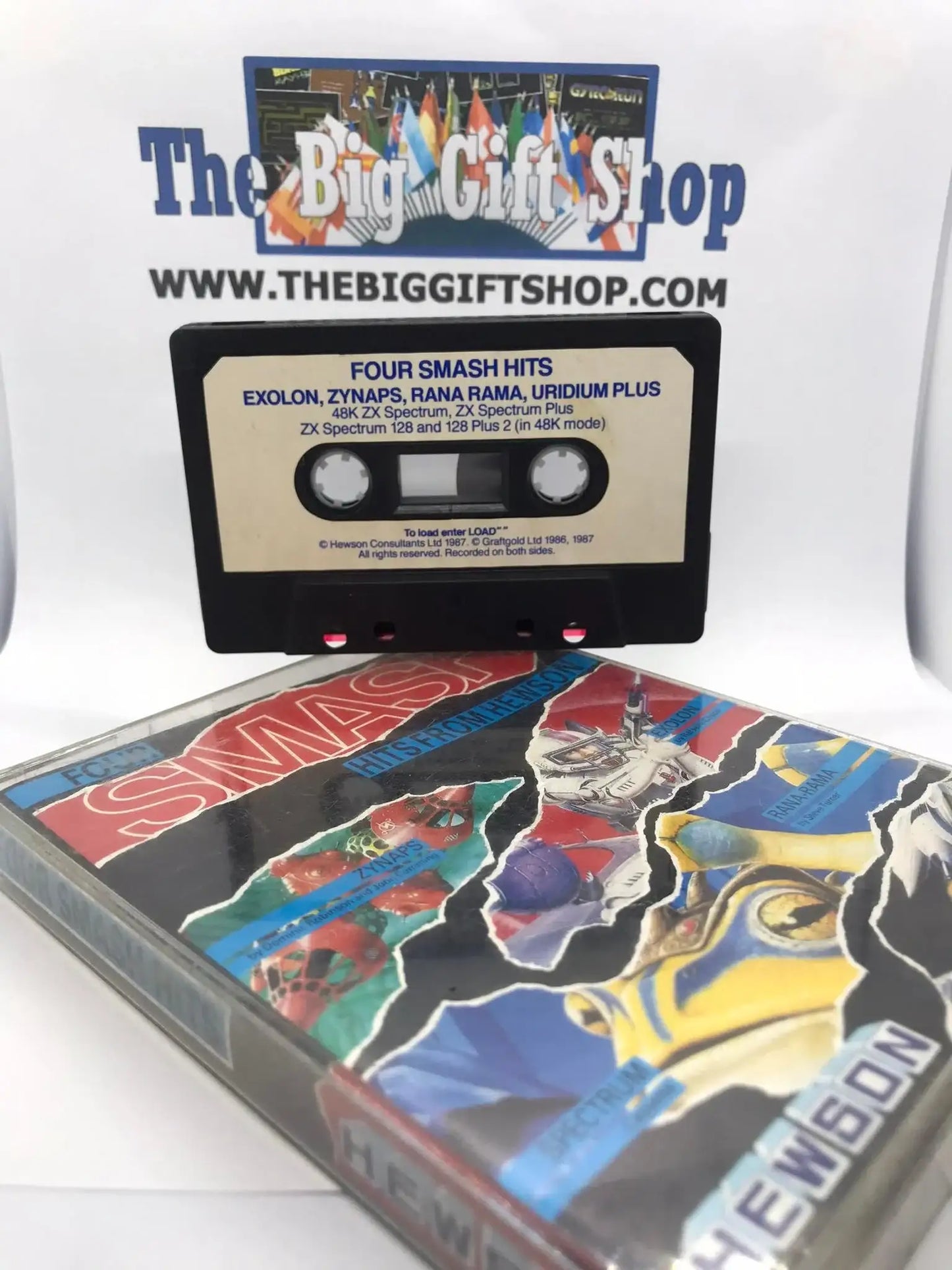 Four Smash Hits from Hewson (Tested Working), ZX Spectrum Magretro