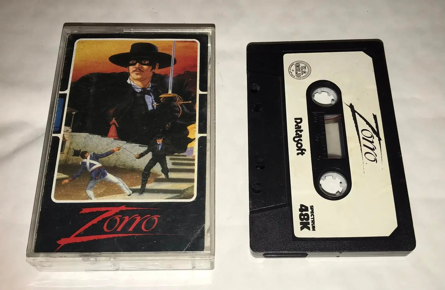 Zorro, ZX Spectrum, by Datasoft / US Gold Magretro
