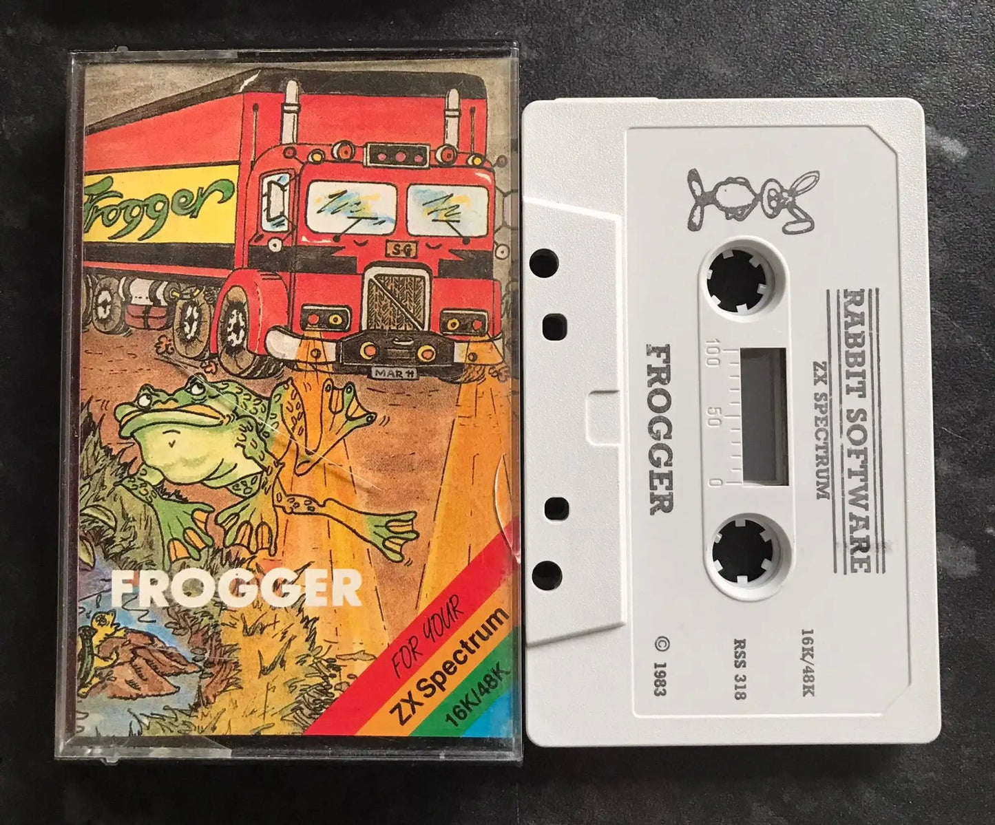 Frogger by Rabbit Software, ZX Spectrum Game, Working Magretro
