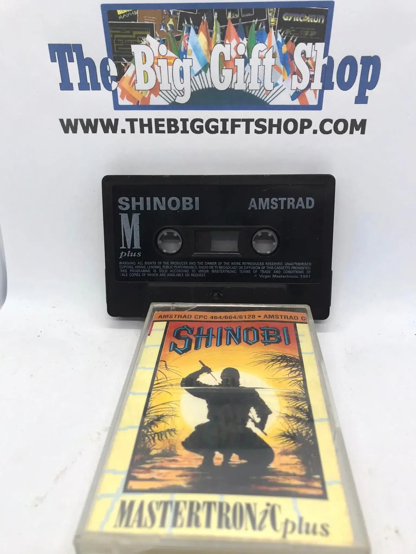 Shinobi (Mastrertronic plus), CPC 464 / 664 Magretro