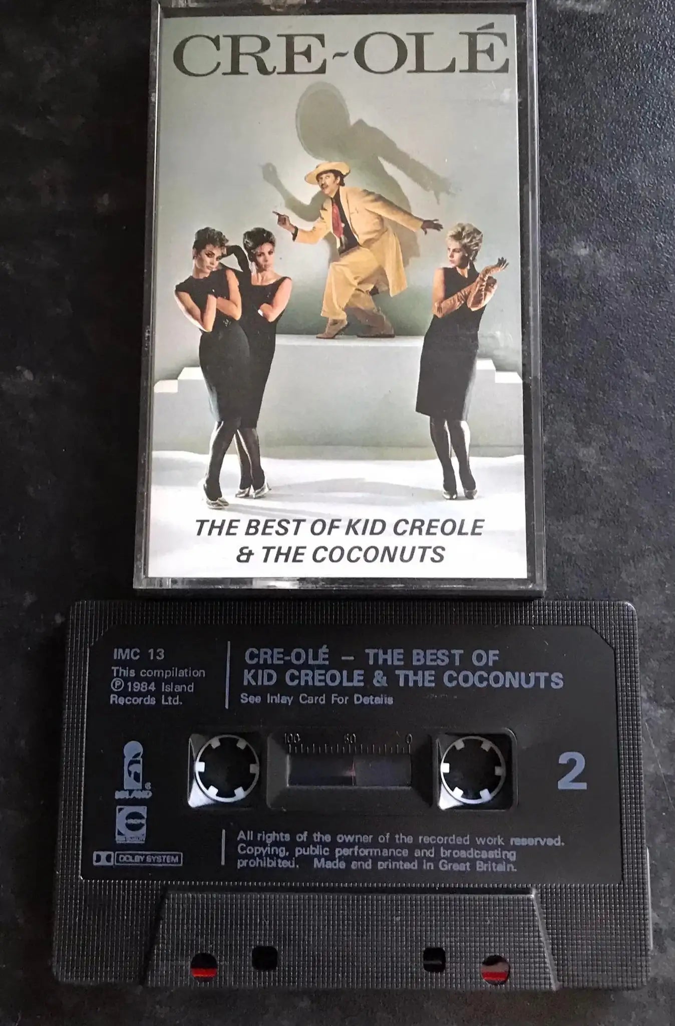 CRE-OLE Album, The Best of Kid Creole And The Coconuts, Island Records, IMC-13 Magretro