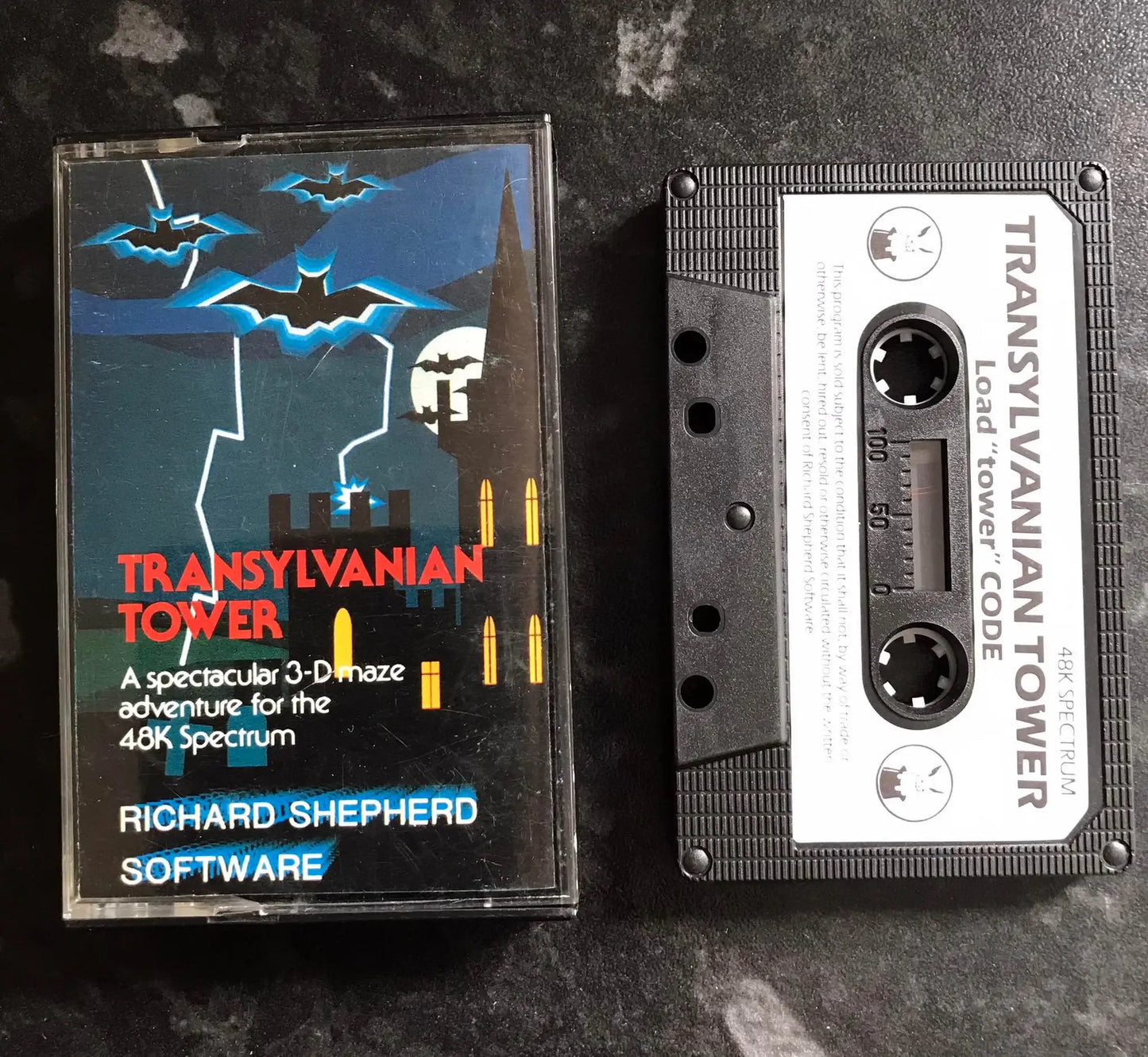 Transylvanian Tower (Working), ZX Spectrum, by Richard Shepherd Software Magretro