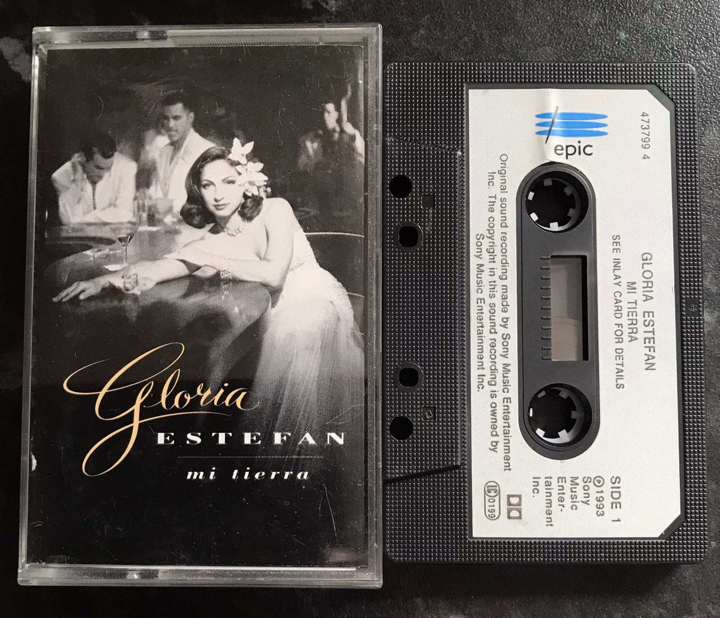 Gloria Estefan, Mi Tierra Album, Epic, 473799 4, Vintage Cassette Magretro
