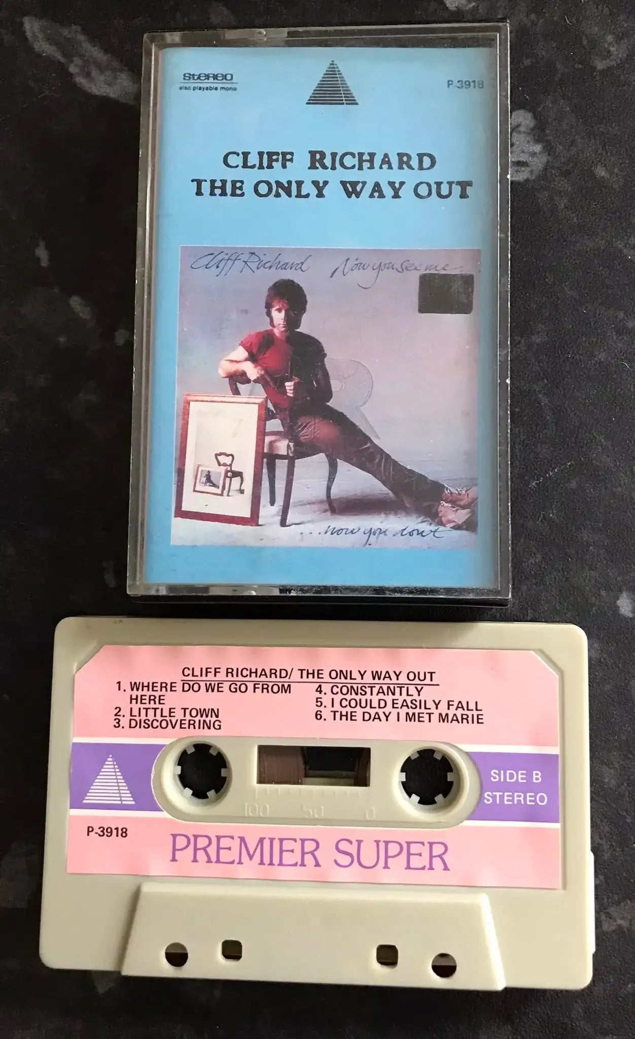 Cliff Richard, The Only Way Album, Premier Super, p-3918, Vintage Cassette Magretro