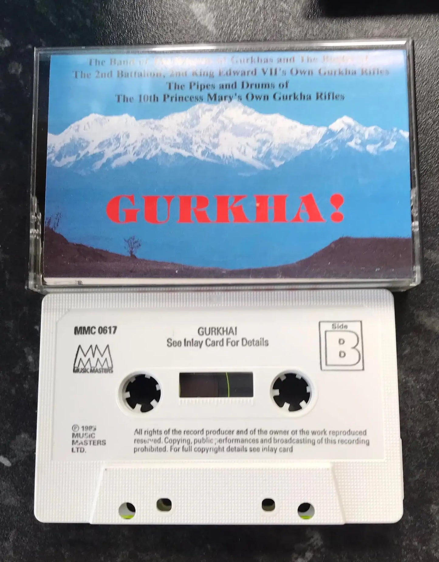 Gurkha!, The Band of the Brigade of Gurkha Album, Music Masters, MMC 0617 Magretro