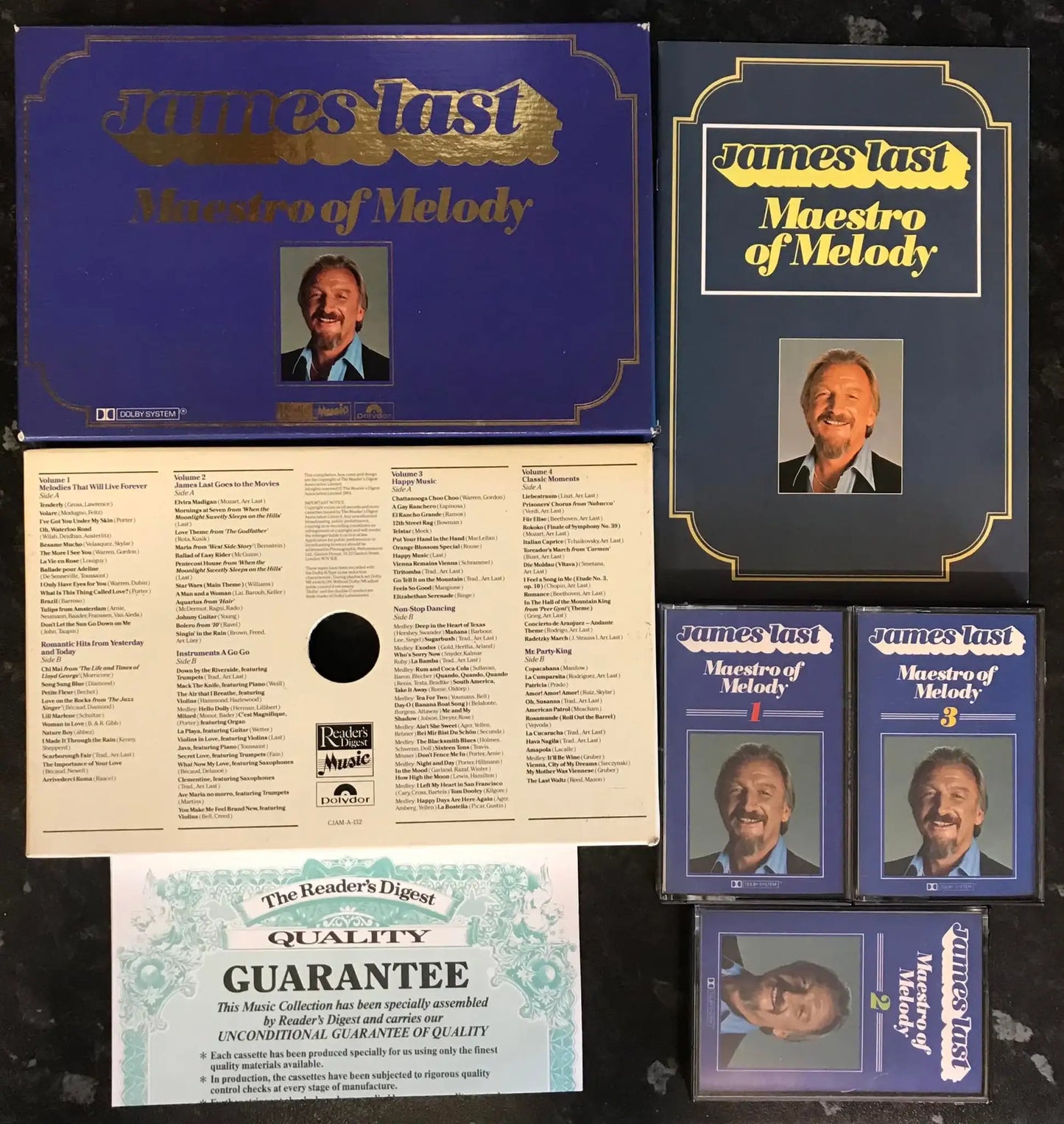 James last, Maestro Of Melody, Vintage Cassette Magretro