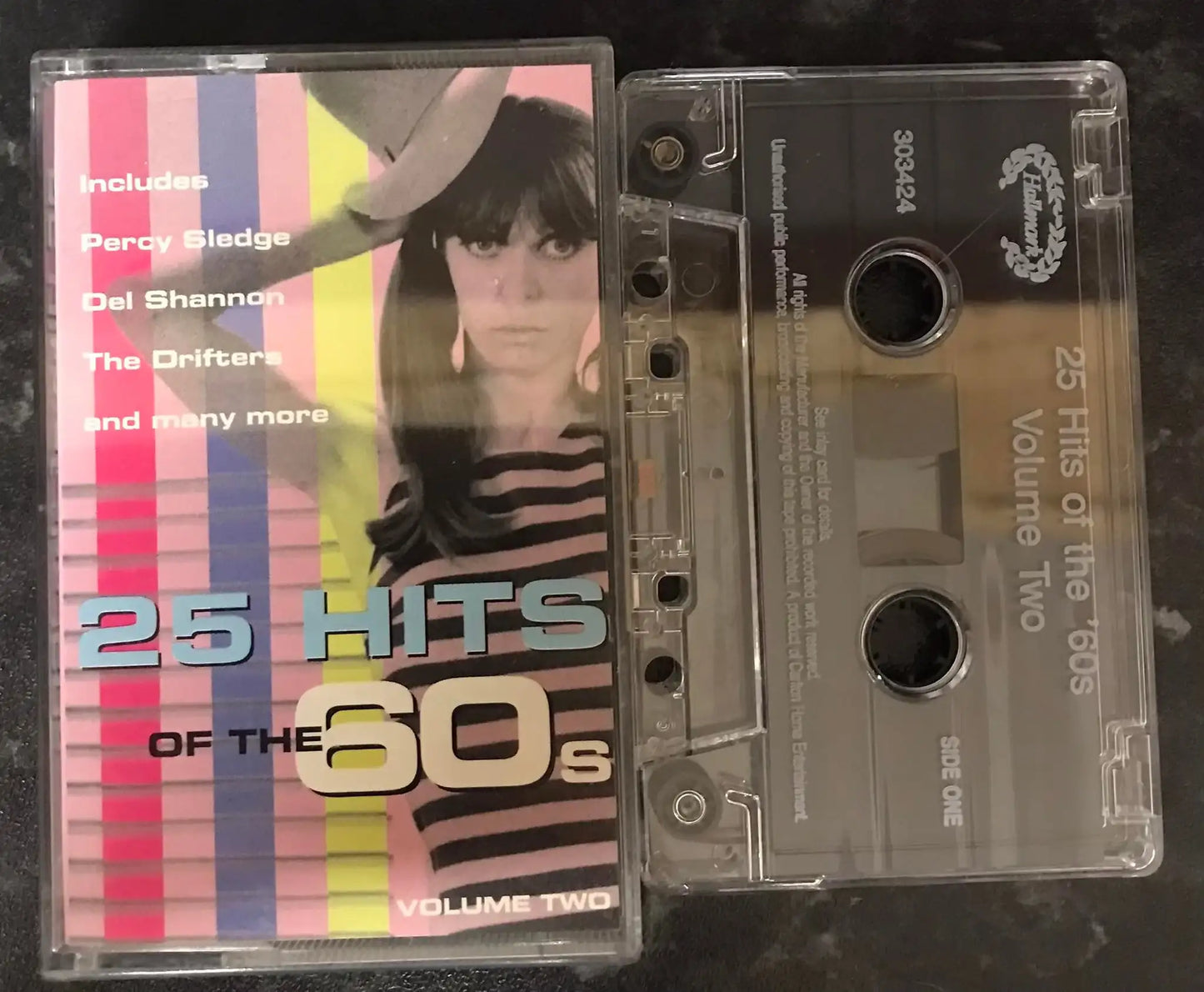 25 Hits of the 60's Volume Two, Hallmark, 303424, Vintage Cassette Magretro