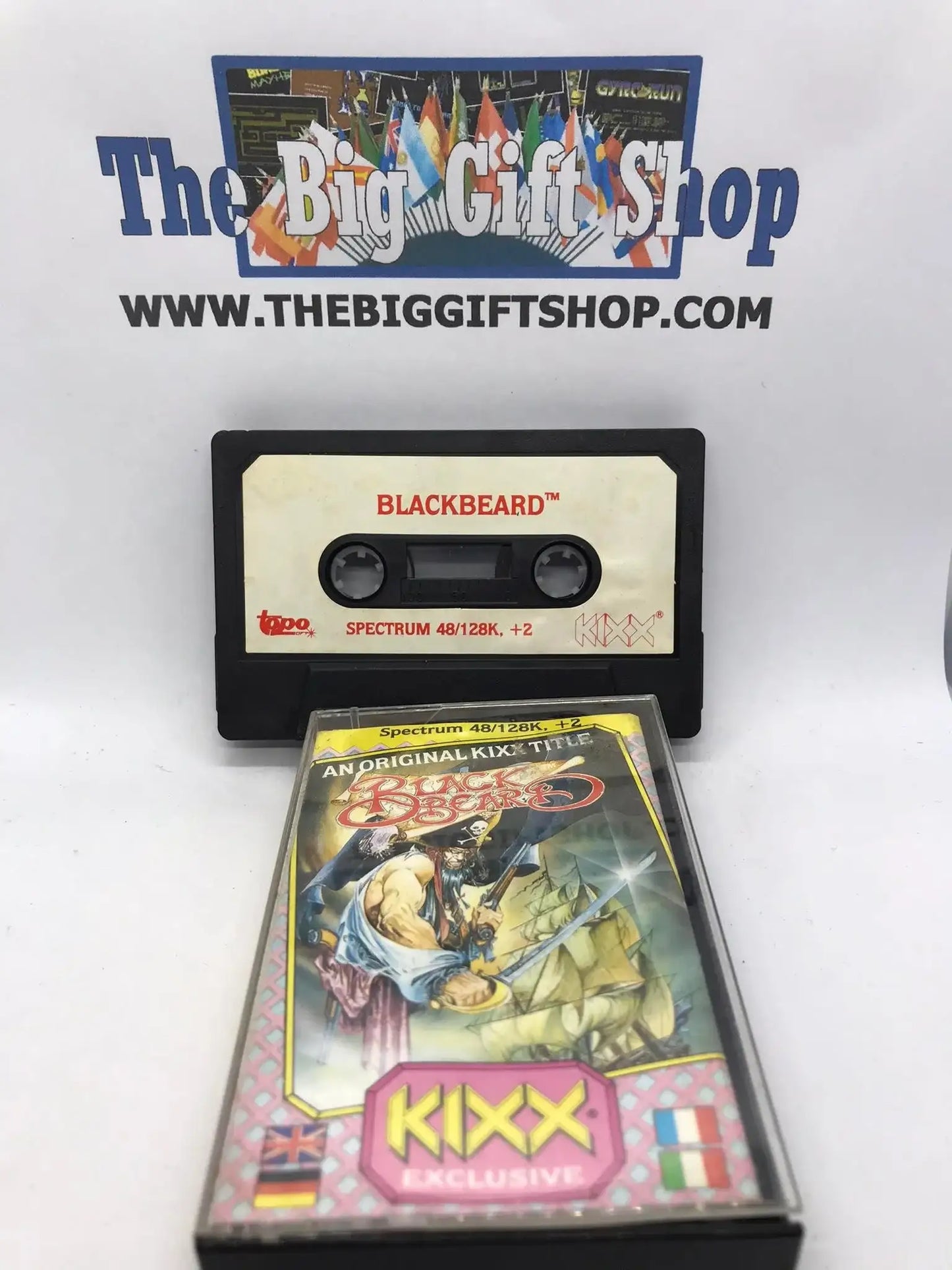 BlackBeard (Kixx), ZX Spectrum, Released by Kixx, Rare, Working Magretro