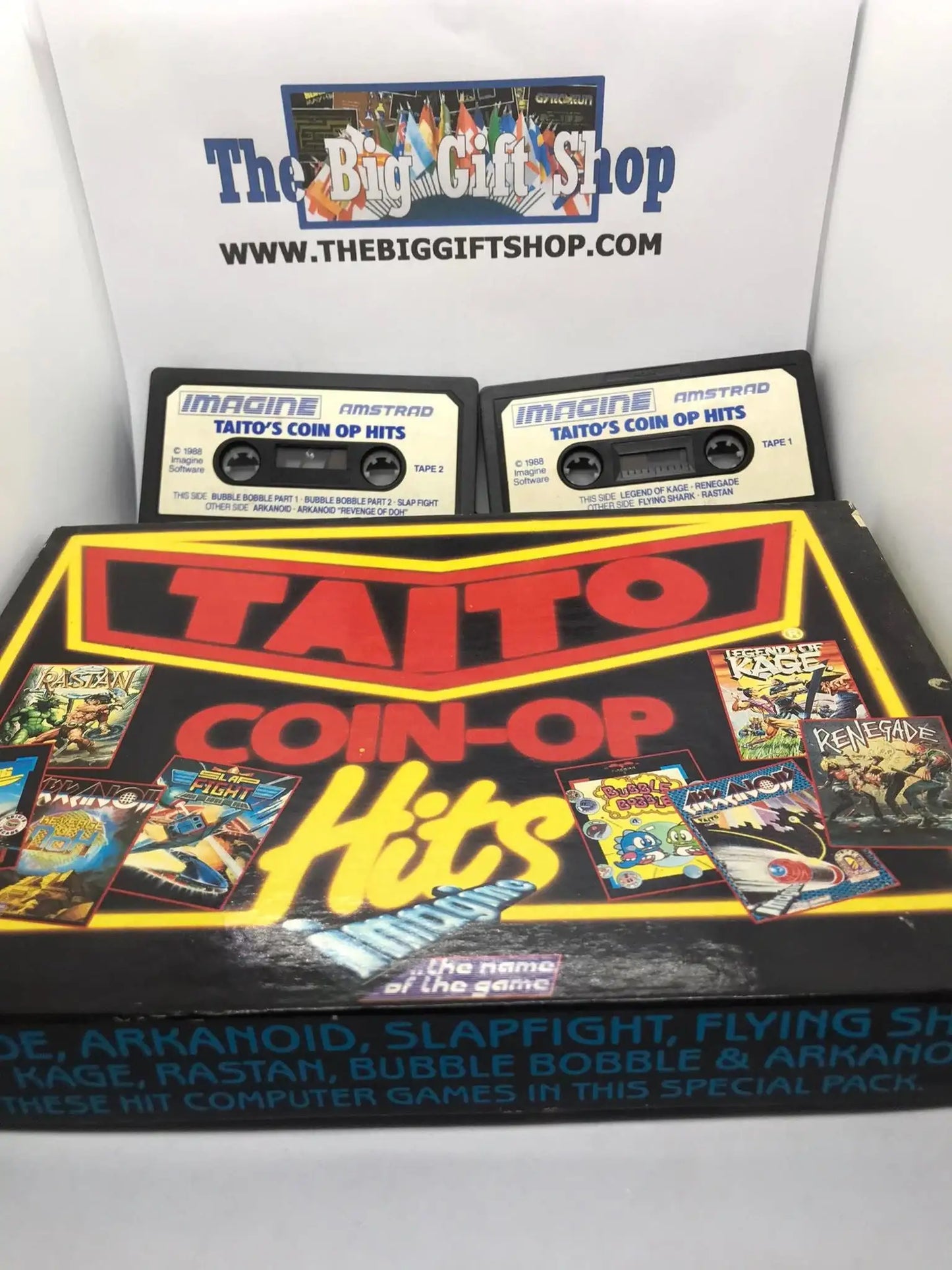 Taito Coin Op Hits, CPC 464, Released by Imagine Software Ltd RARE Magretro