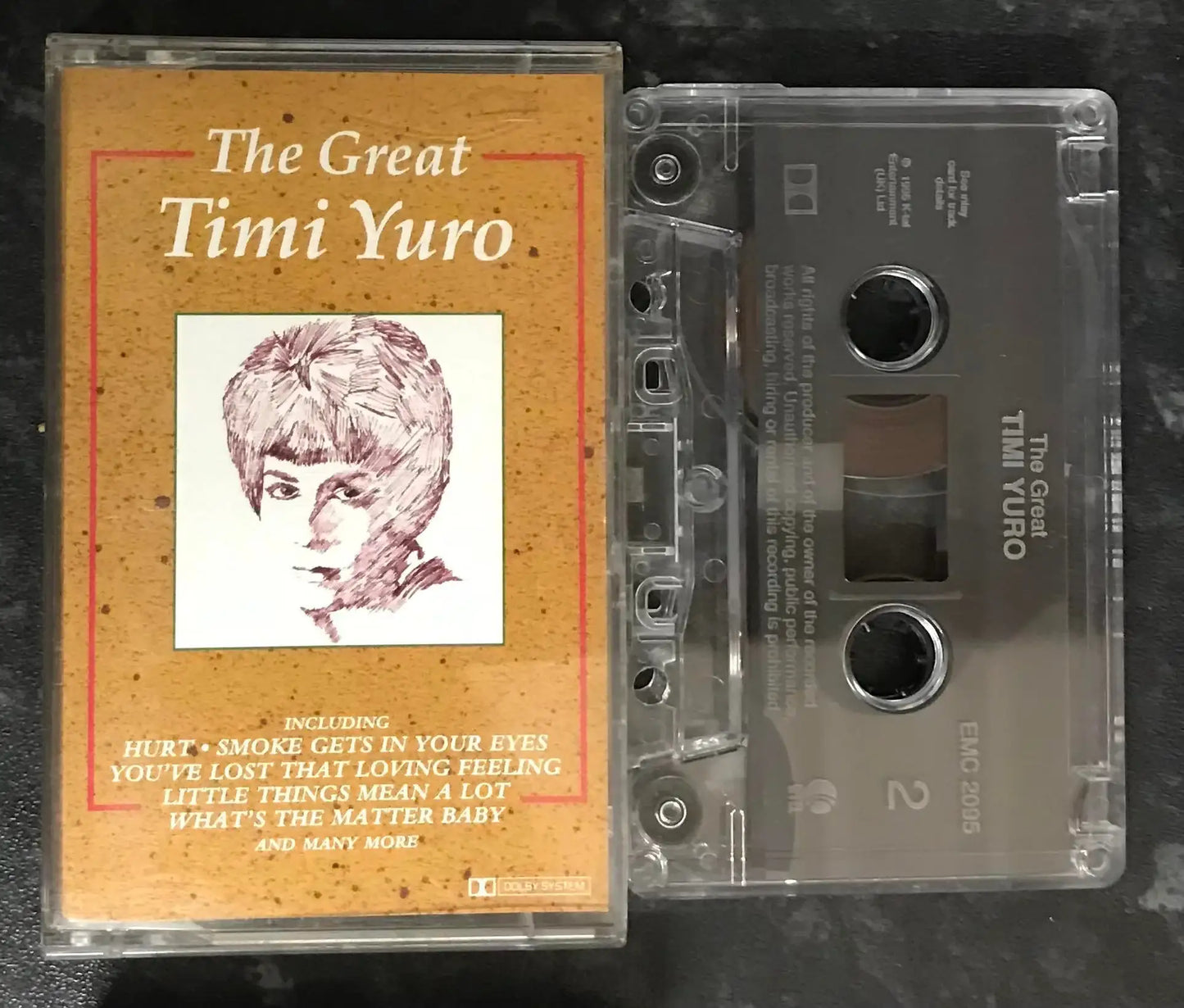 The Great Timi Yuro Album, K-Tel, EMC 2095, Vintage Cassette Magretro