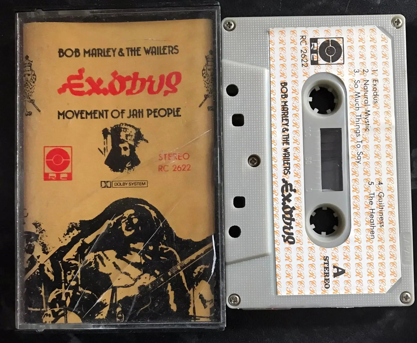 Bob Marley And The Wailers, Exodus Album, Unofficial, Vintage Cassette Magretro