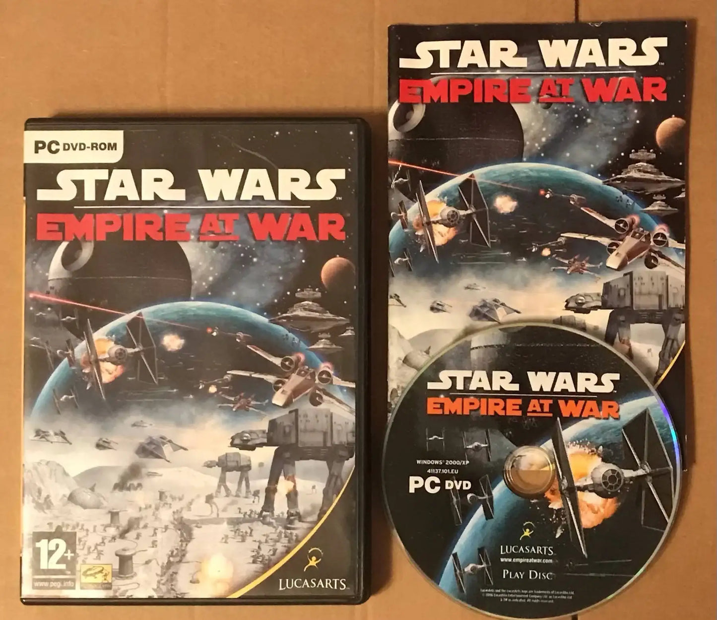 STAR WARS : EMPIRE AT WAR 2006 RTS PC GAME DVD from Lucasarts Magretro