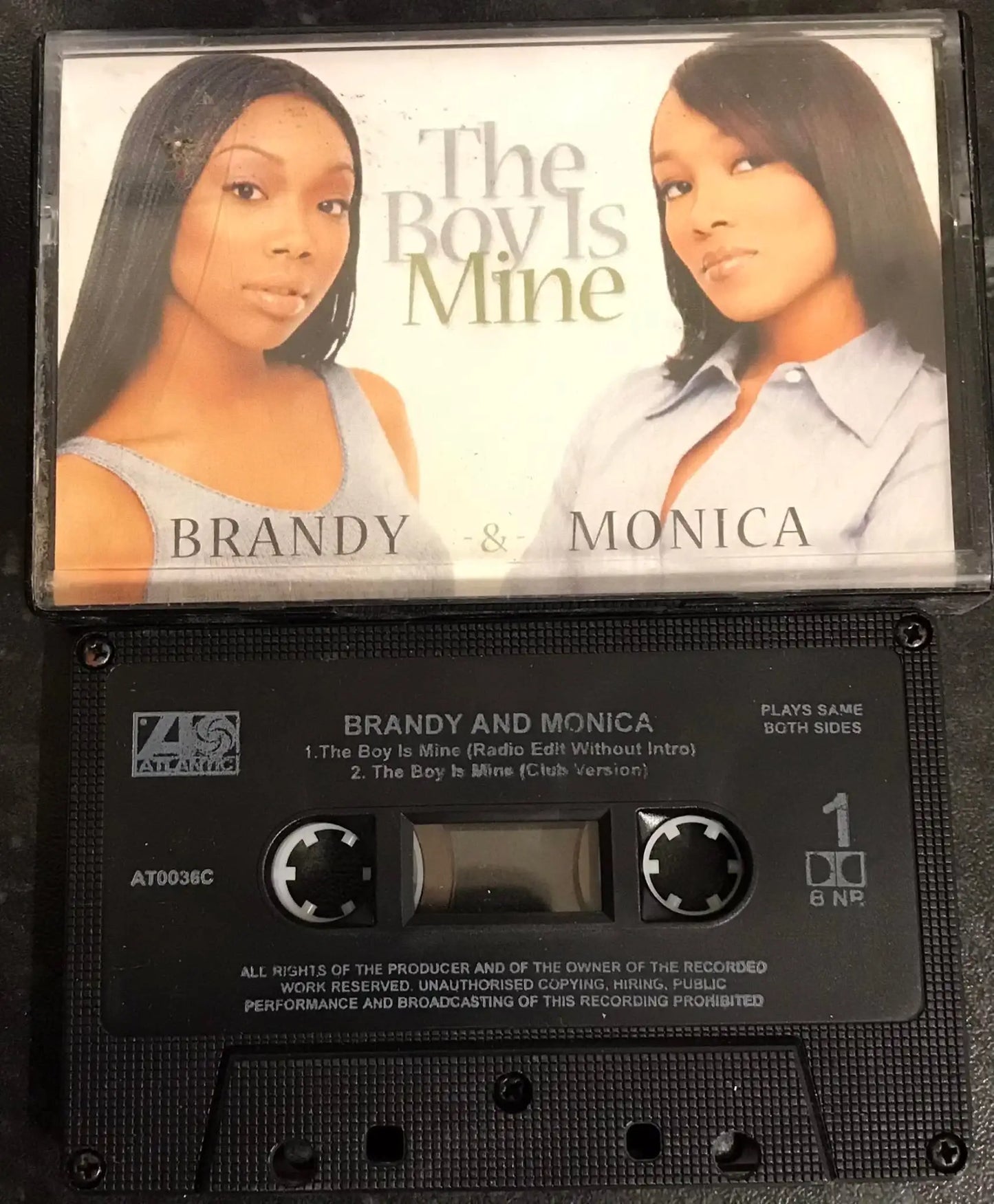 Brandy & Monica, The Boy is Mine Single, AT0036C, Vintage Cassette Magretro